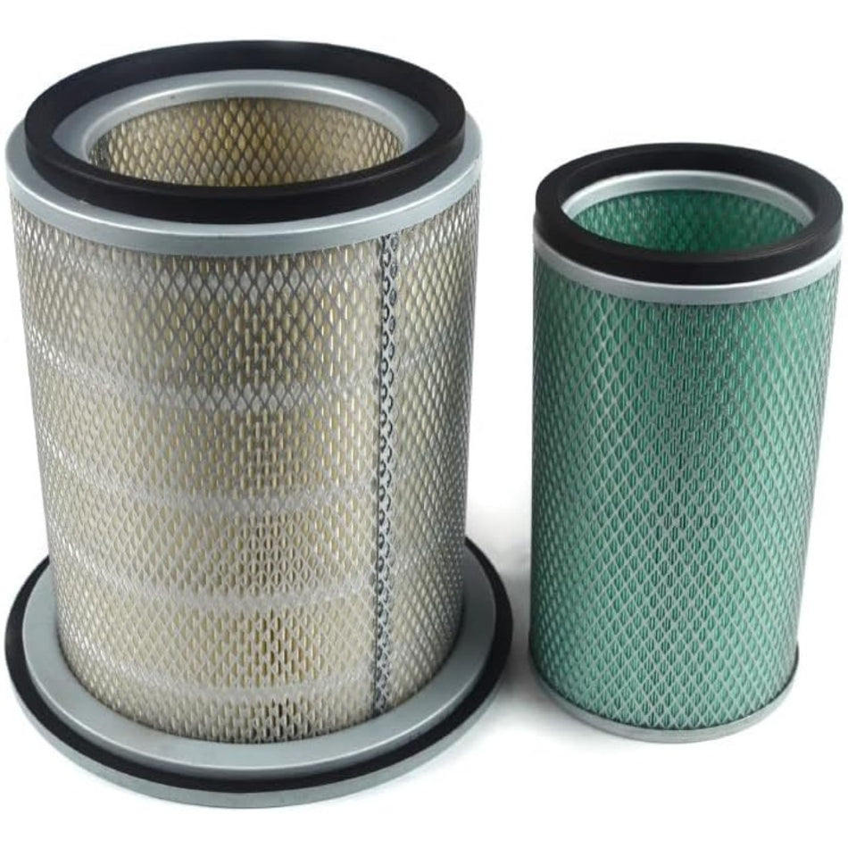 Air Filter 4206098 & 4247974 for Hitachi Excavator EX100W EX100WD EX120 EX150 EX160WD - KUDUPARTS