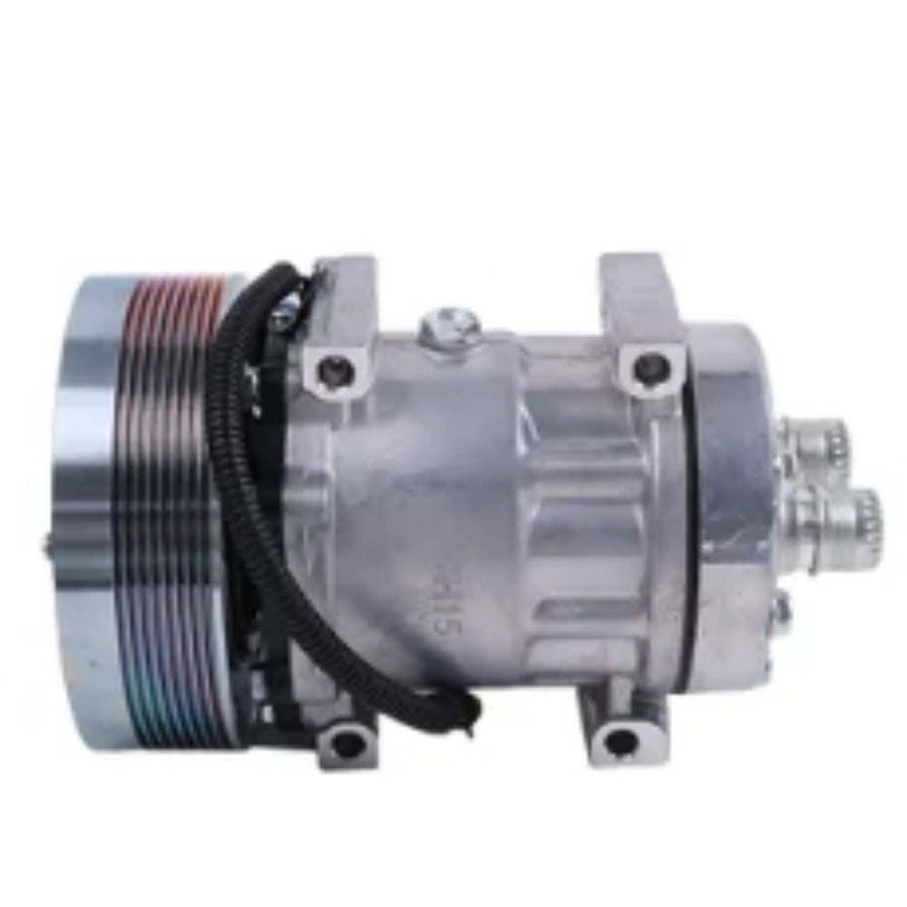 SD7H15 A/C Compressor 86993463 for New Holland T8.275 T8.300 T8.410 T9.390 T9.565 T9.700 T9030 T9040 T9050 T9060 TJ375 TJ380 TJ480 J500 TJ530 - KUDUPARTS