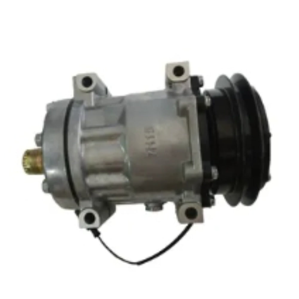 SD7H15 A/C Compressor 8174 87430122 for New Holland Loader LB75.B LB110.B B110 B115 B95 B95LR B95TC - KUDUPARTS