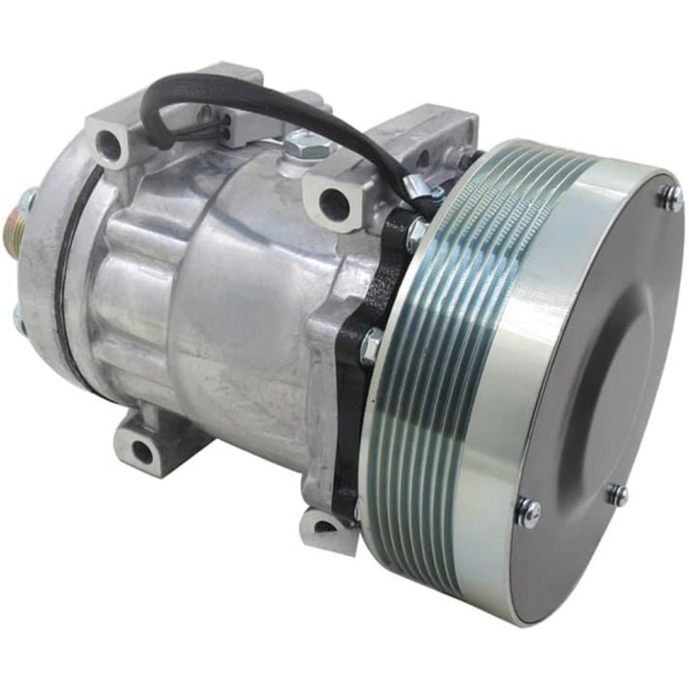 SD7H15-SHD A/C Compressor 84279787 for New Holland CR6090 CR7090 CR8080 CR8090 CR9090 CX8070 CX8080 CX8090 - KUDUPARTS