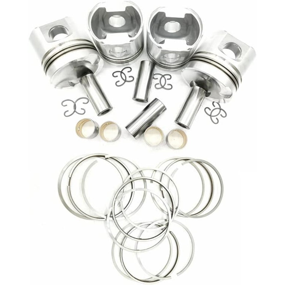 Piston Kit 04232423 for Deutz Engine BF4L913C BF6L913 BF6L913C - KUDUPARTS