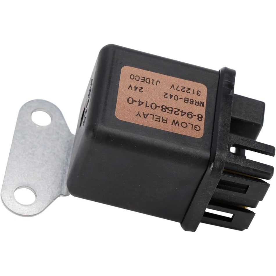 24V Glow Plug Relay 8942580140 for Isuzu 6HK1 Engine Hitachi EX400 EX400-3 EX400-5 EX450H-5 CX1000 CX1100 CX1800 CX2000 CX650-2