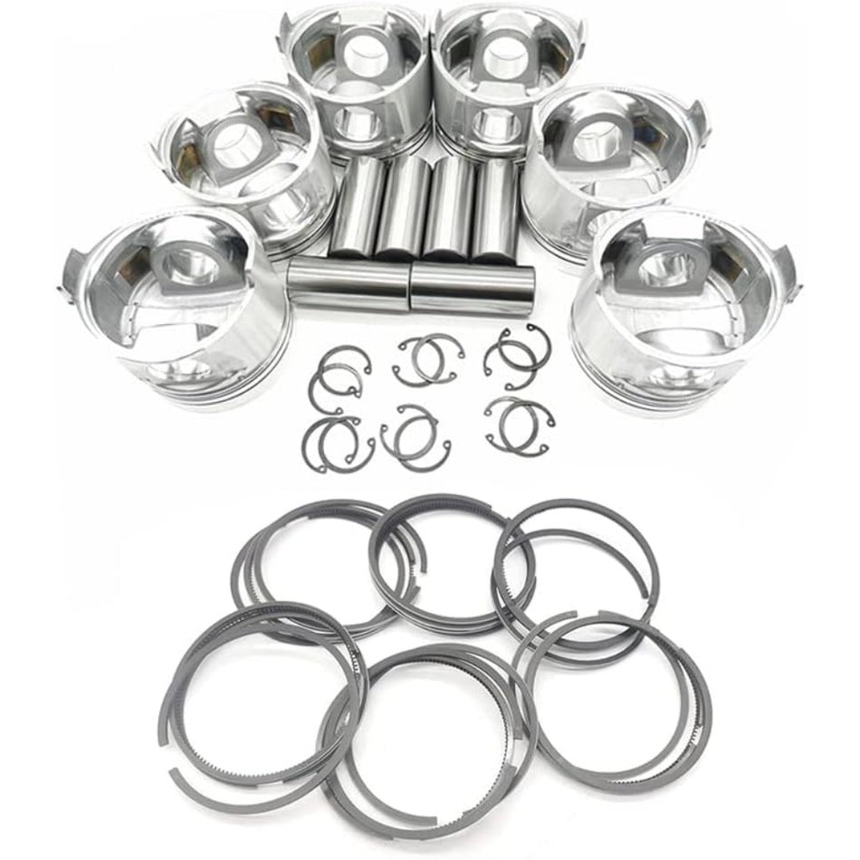 Piston Kit for Deutz BF4M2012C Engine STD - KUDUPARTS