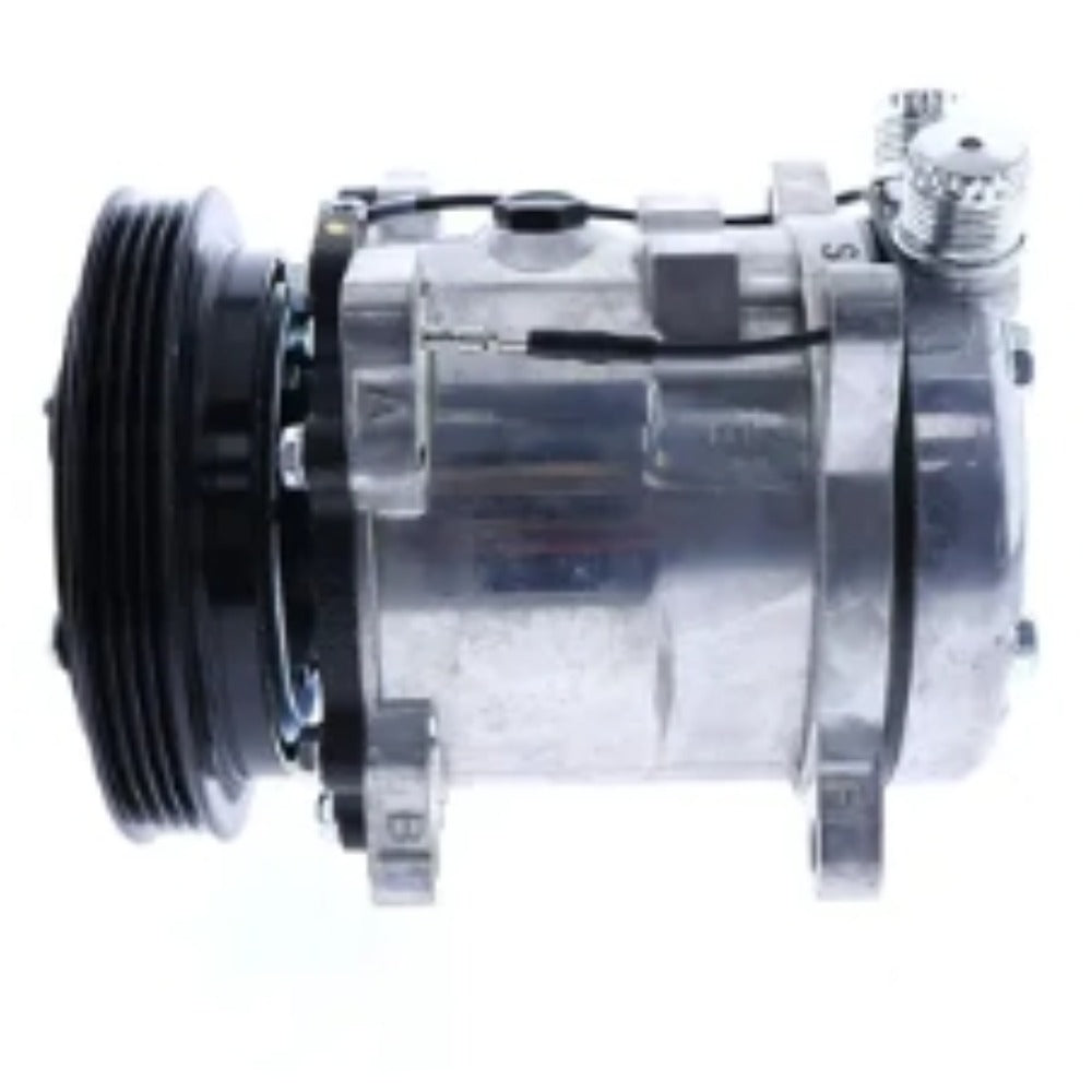 SD5H11 A/C Compressor 6372 84321961 47741862 for New Holland Loader L225 L221 L228 L223 L230 C227 C232 L234 C238 - KUDUPARTS