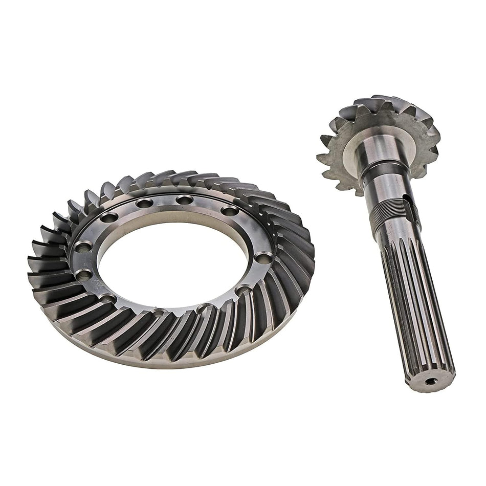 Ring & Pinion Gear Set 175956A1 for New Holland Tractor Loader LV80 U80 U80B - KUDUPARTS