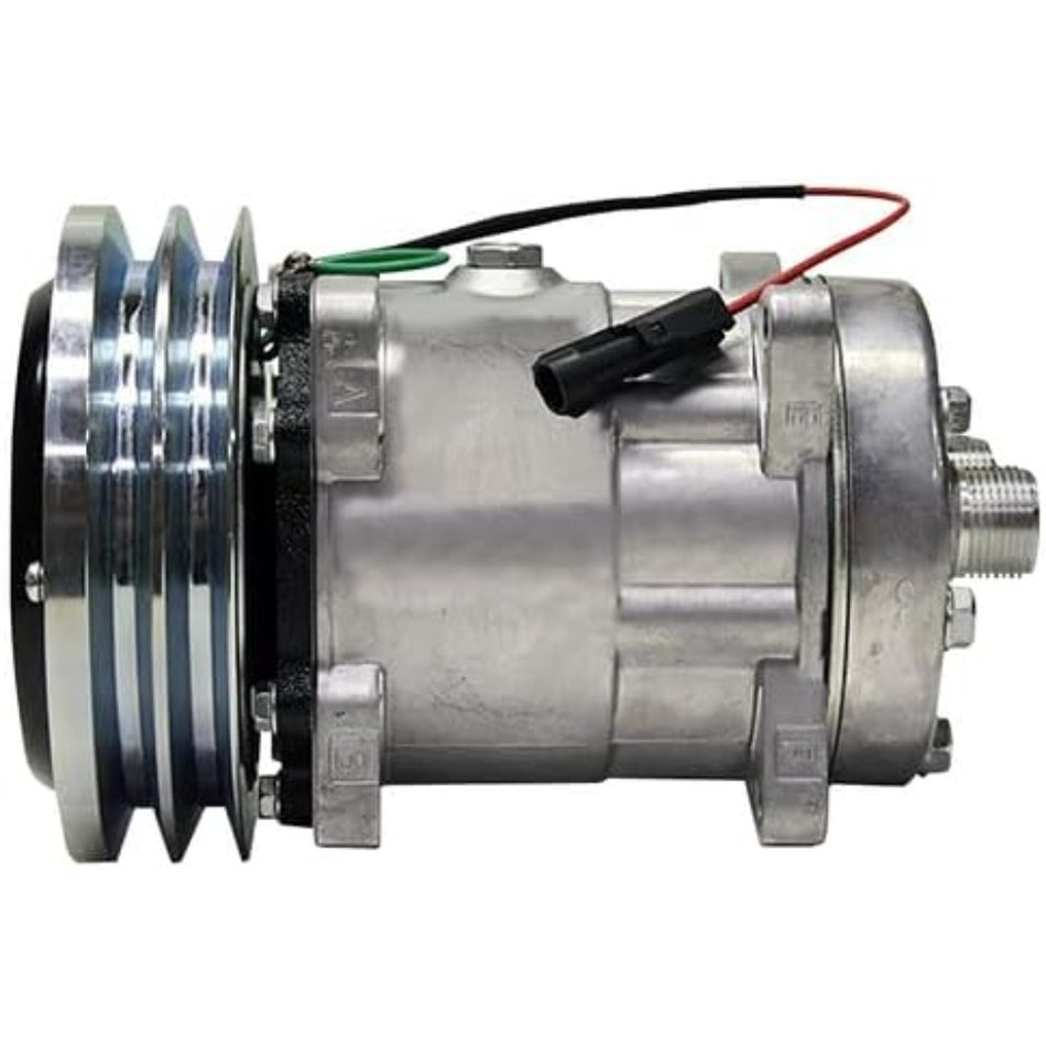 SD7H15 A/C Compressor 86983967 for New Holland Loader LW130.B W110TC W110 LW110.B W130 - KUDUPARTS