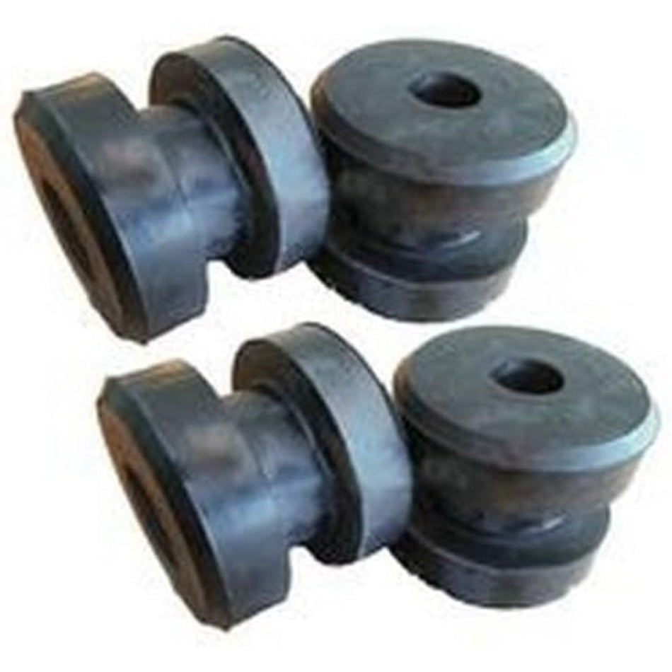 4 Pcs Front Engine Mounting Rubber Cushion 418-01-11111 for Komatsu Excavator Loader WA120-3 WA150-3 WA180-3