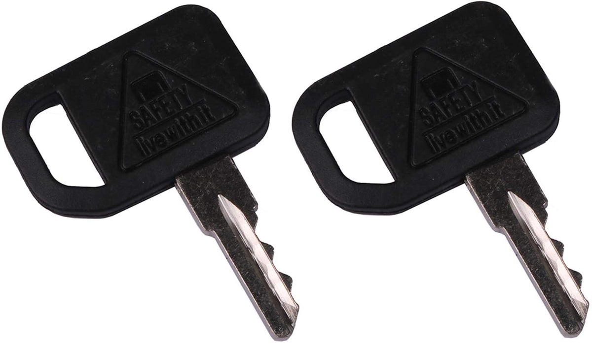 Ignition Keys AUC12681 compatible with John Deere Gator Zero Turn Mower Quik-Trak Mowers (6) - KUDUPARTS