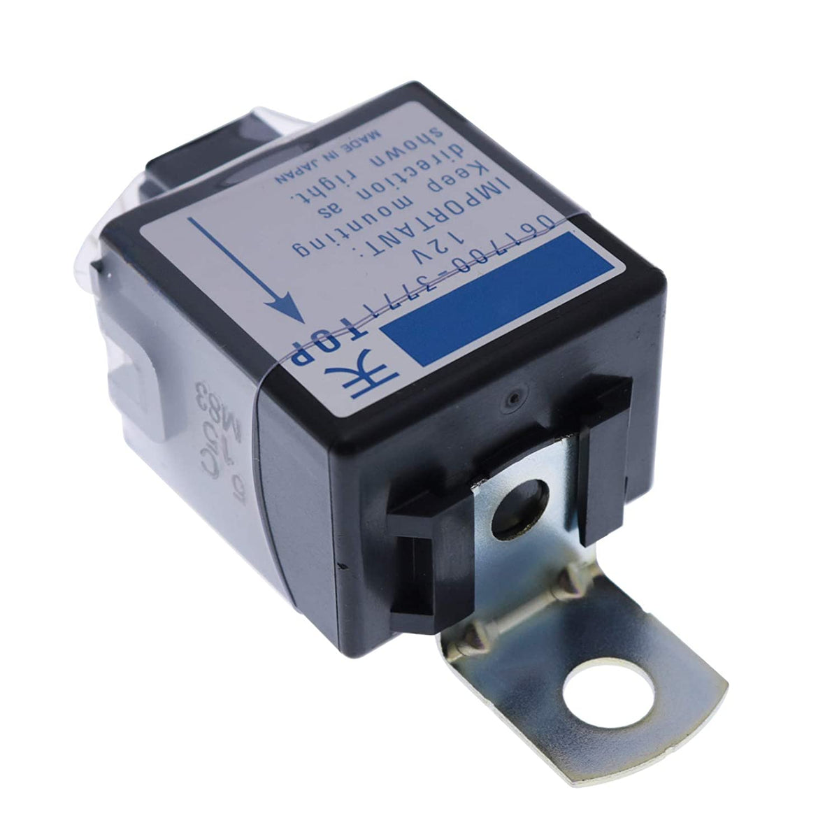 12V Relay 061700-3770 061700-3771 061700-3760 T0070-31410 for Kubota Relay Stop Solenoid B1550E B1750D BX1800D BX1850D BX1860 BX1870 F1900 G18 G2160 G23 L2900DT L3010DT M5030 R420 R520 - KUDUPARTS