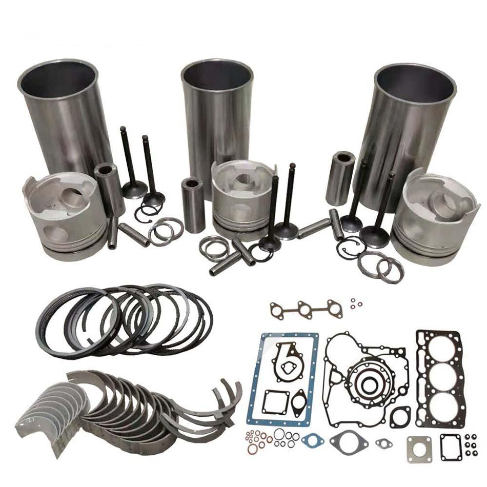 3LB1 Overhaul Rebuild Kit For ISUZU Engine Piston Ring Head Gasket Bearing Set - KUDUPARTS