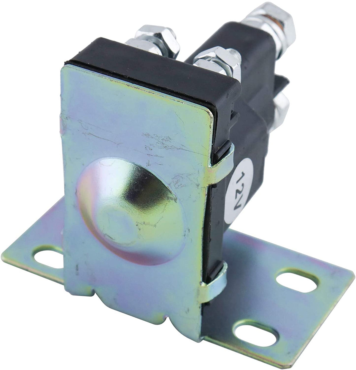 Starter Solenoid Relay AM104036 240-22245 120-106132 for John Deere 120-106132 120-912 0645-196 108 111 116 116H GX RX RTX Lawn Mower Arctic Cat Jag 340 1998 1999 Puma 1997-1999 - KUDUPARTS