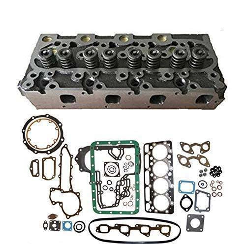 New Diesel Cylinder Head + Full Gasket Set For Kubota V2203 - KUDUPARTS