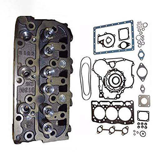 Cylinder Head + Full Gasket Kit for KUBOTA TRACTOR 2400HST-D B2400HST-E B2410HSD B2410HSDB B2410HSE B26 B2630HSD B2620HSD B7610HSD - KUDUPARTS