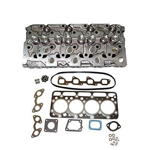 New V1903 Complete Diesel Cylinder Head With Valves + Upper Gasket Set For Kubota Bobcat 751 Engine - KUDUPARTS