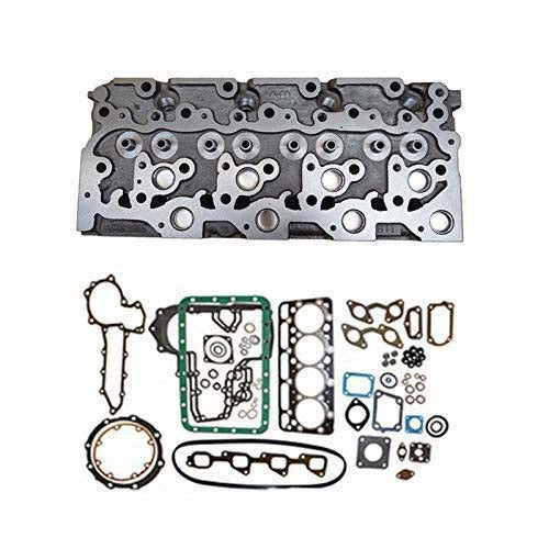 New Diesel Cylinder Head Without Valves + Full Gasket Set For Kubota V2003-M - KUDUPARTS