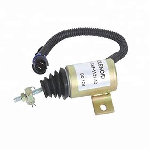 12V Fuel Shut Off Stop Solenoid Valve XHF-1121 E04833100039 for Fit Foton 483 Diesel - KUDUPARTS