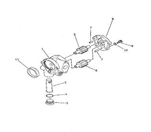 Gear Pump 704-23-30600 7042330600 Fit for Komatsu PC300 PC300-3 PC300-5 PC310-5 PC300LC PC300LC-5 PC400 PC400-3 PC400-5 PC410-5 - KUDUPARTS
