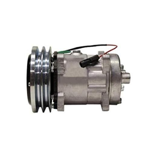 A/C Compressor 85702706 For New Holland Backhoe 555C 655C 555D 575D 655D 675D - KUDUPARTS