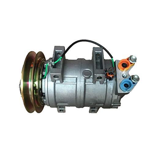 Air Conditioning Compressor 4456130 for Hitachi Excavator ZX200 ZX210W ZX230 ZX270 ZX330 ZX350W - KUDUPARTS