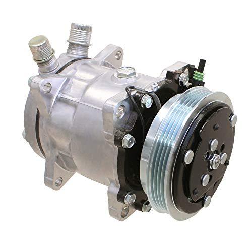 Air Conditioning Compressor 87649991 for New Holland Loader L190 L185 L180 C190 C185 - KUDUPARTS