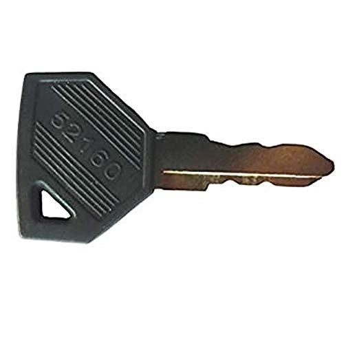 Key 194155-52160 for Yanmar EX450 EX2900 EX3200 SC2400 SC2450 - KUDUPARTS