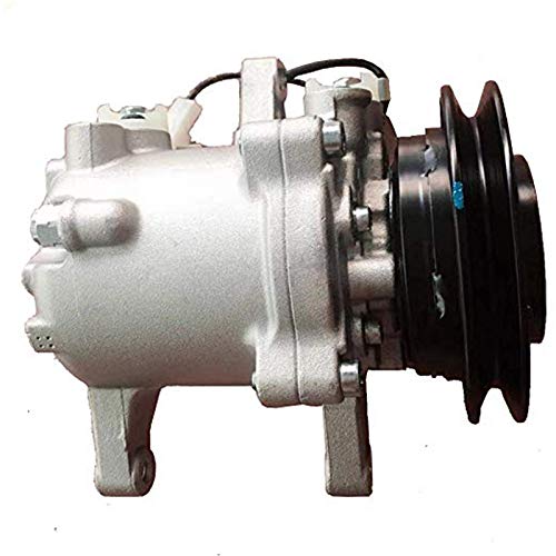 New 3C581-97590 SVO7E AC Compressor For Kubota M108S M5040 M7040 M8540 Tractor SV07E - KUDUPARTS