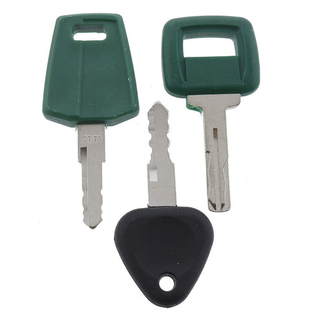 3 Sets  Key Construction Compare for Volvo Excavator Loader Truck - KUDUPARTS