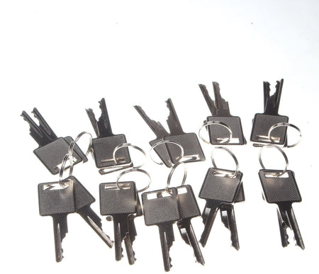 Ignition Key D250 6693241 6709527 for Bobcat 751 753 763 773 863 873 883 963 Skid Steer Loader(10 Pairs) - KUDUPARTS