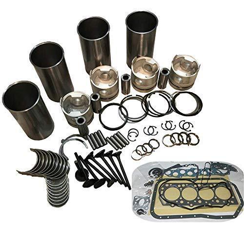 Overhaul Rebuild kit Fit For Yanmar 4TNE98 4TNV98 4TNV98T 4D98E 4TN98 Excavator Parts - KUDUPARTS