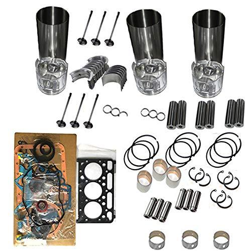 Overhaul Rebuild Kit for D1302 D1302A Engine Kubota Excavator - KUDUPARTS