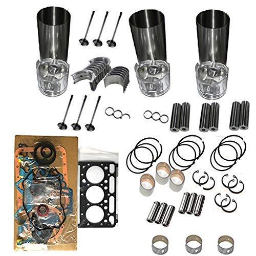 Overhaul Rebuild Kit Sleeves for Kubota D1302 D1302DI D1302A Engine KH60 KH11H Excavator L275 L2002 L2250DT L275F L275DT L2250F L2250DT Tractor - KUDUPARTS