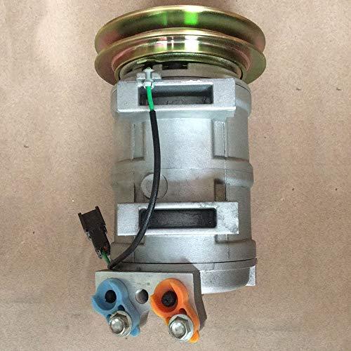 Air Conditioning Compressor 4456130 for Hitachi Excavator ZX125US ZX135UR ZX75UR ZX225US ZX225USR - KUDUPARTS