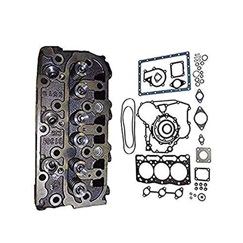 Cylinder Head With Valves + Full Gasket Kit for Kubota RTV1100 RTV1100CW9 RTV1140CPX ZD28 RTV1100RW9 - KUDUPARTS