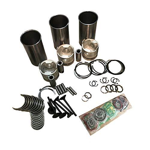 Overhaul Rebuild Kit STD with Liner for Kubota D950 Tractor B7200E B7200HST-E - KUDUPARTS