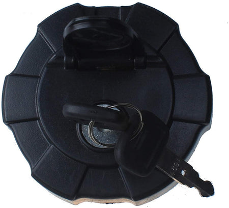 Fuel Tank Cap with 2 keys 459A RD411-51122 411-51122 for Kubota SVL75 SVL90 KX040-4 KX057-4 KX121-3S KX121-3ST KX161-3S KX41-3 U35 - KUDUPARTS