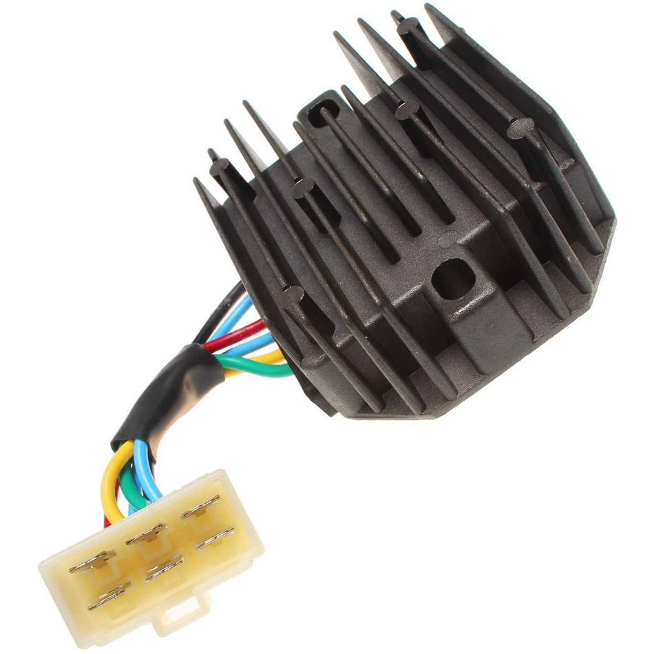 12V 6 Wires Voltage Rectifier Regulator 185516061 Fit for Perkins Engine 102-04 102-05 103-06 103-07 103-09 103-10 402D-05 403C-11 403D-07 403D-11 - KUDUPARTS