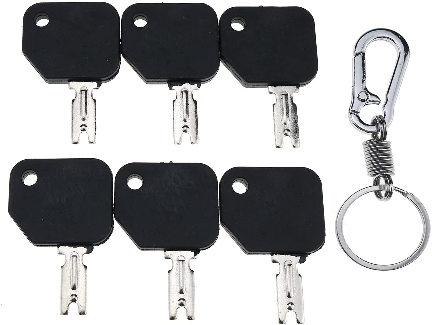 Forklift Keys #166 186304 with Key Chain Compatible with Hyster S30XL and More Forklift - KUDUPARTS