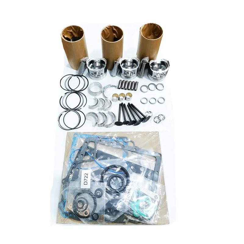 D722 D722EBH D772B Engine Rebuild Kit For Kubota K008-3 K008 Digger Generator - KUDUPARTS