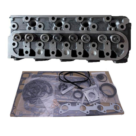 Complete Cylinder Head + Full Gasket Kit For Kubota V1505 Engine F3690-AU KX71-3 KX71H KX91-2 KX91-2S B2910HSD B7820HSD B3030HSD - KUDUPARTS