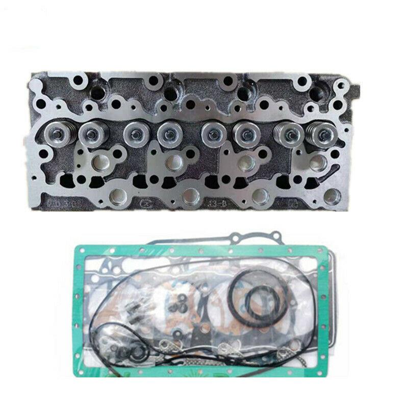 New V2203 Complete Cylinder Head With Valves For Case 1838 Gehl 4625 Kioti DK45 For Volve MC60 Scat Trak 1300 - KUDUPARTS