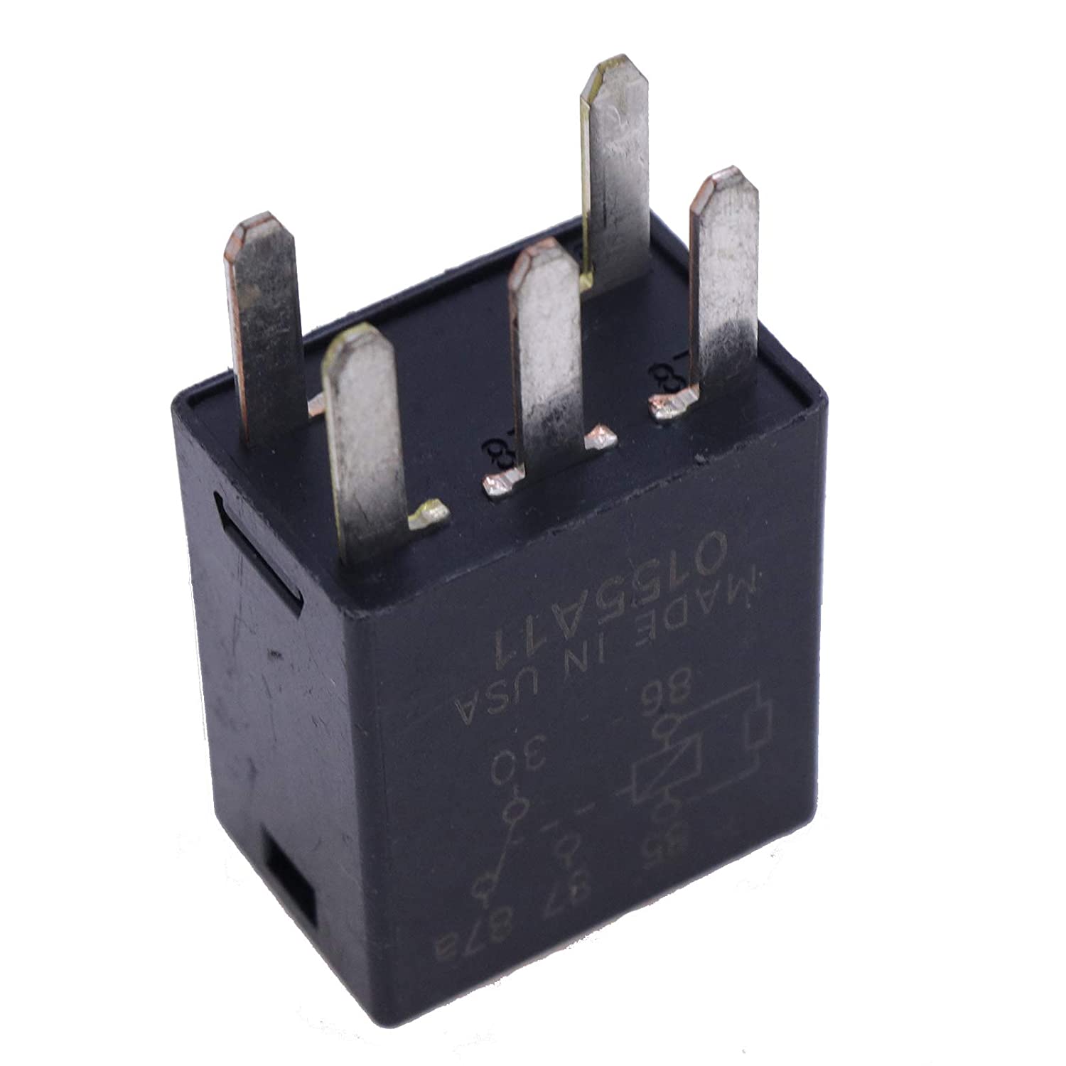 4PCS Automotive Purpose Relay 301-1C-C-R1-U01-12VDC 5 PIN, 35A, 12 VDC - KUDUPARTS