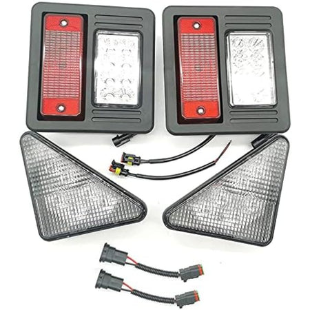 LED Light Kit 7259523 7259524 6670284 for Bobcat 751 753 763 773 863 864 873 883 963 A220 A300 S130 S150 S160 S175 S185 S205 S220 S250 S300 S330 T140 T180 T190 T200 T250 T300 T320 - KUDUPARTS