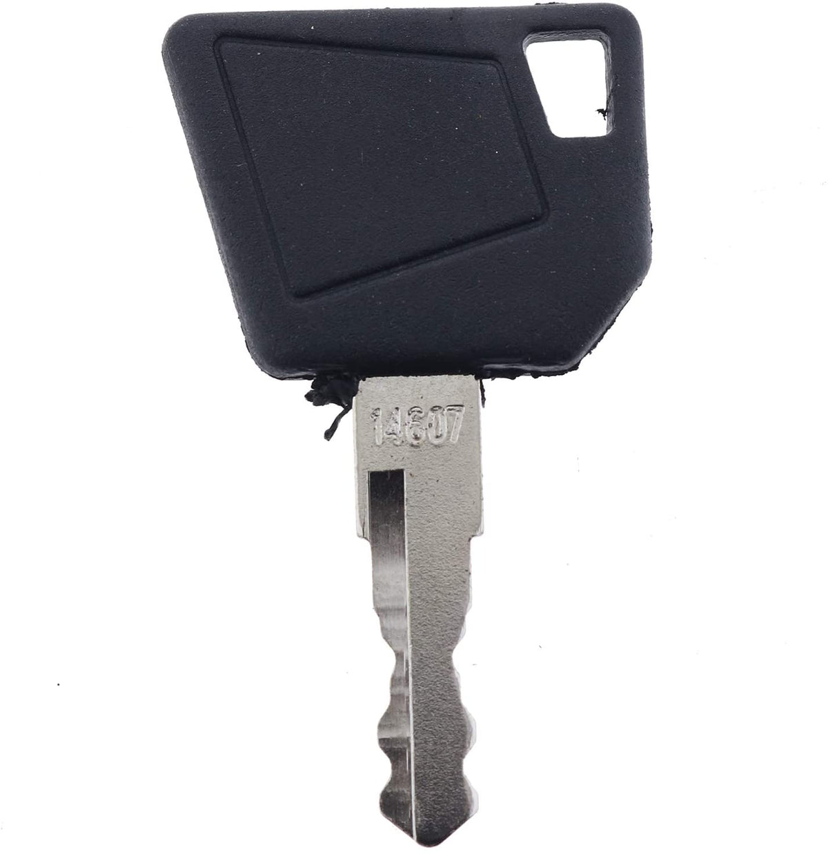 6X Ignition Keys #14607 with Key Chain 701/45501 333/Y1374 331/26790 for JCB 3CX Bomag Dynapac Terex Vibromax NH Ford Moxy Wacker Neuson Hamm Volvo Mini Excavator Bomag Cat New Holland - KUDUPARTS