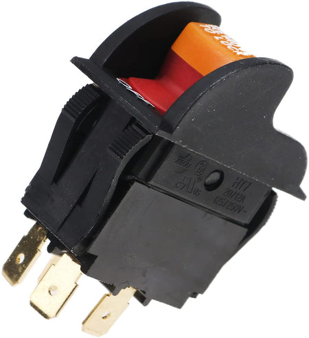 On-Off Toggle Switch SW7A 489105-00 for Delta 11-900 11-950 11-980 11-985 11-990 14-040 17-900 DP400 DP300L 17-950L Drill Press 34-670 36-600 36-977 36-978 36-980 36-981 TS200LS Table Saw - KUDUPARTS