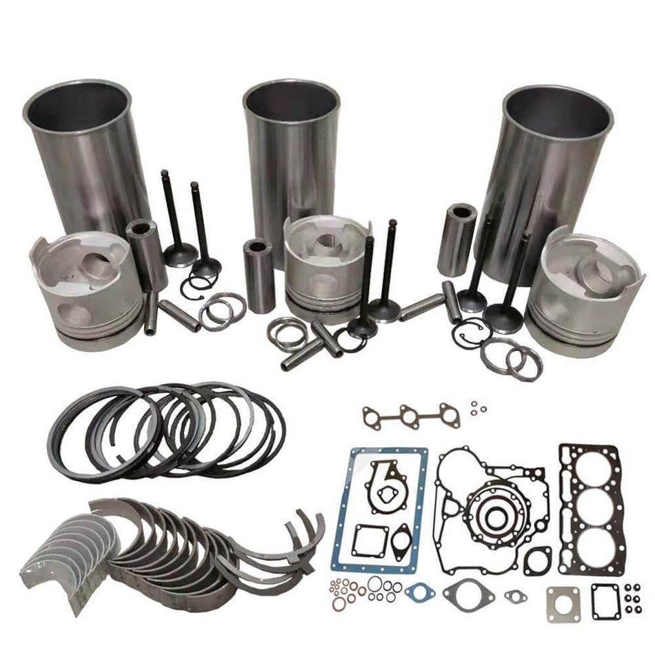 D905 Overhaul Rebuild Kit STD with Liner Oversize +0.5mm for Kubota Engine - KUDUPARTS